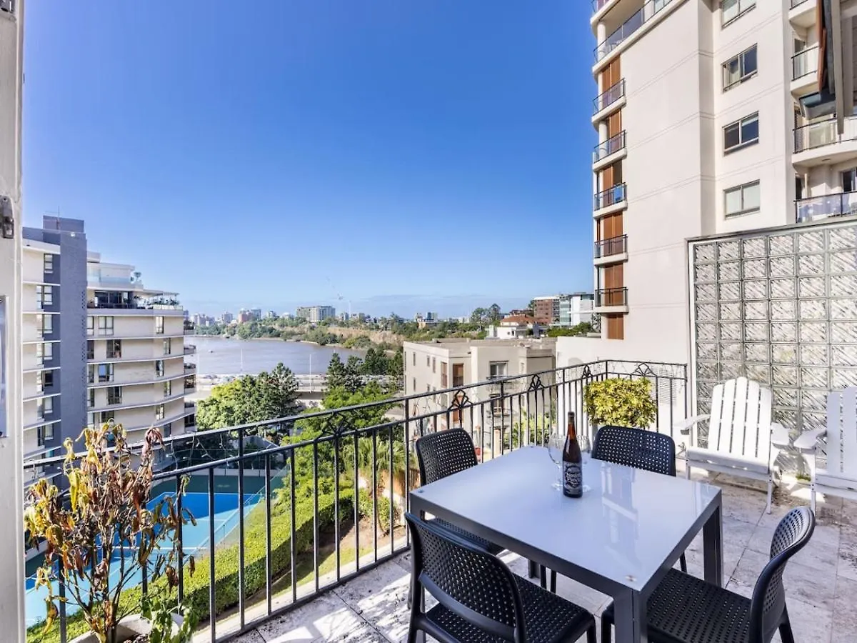 בריסביין Riverside Heritage Chateau 2Br Home South דירה